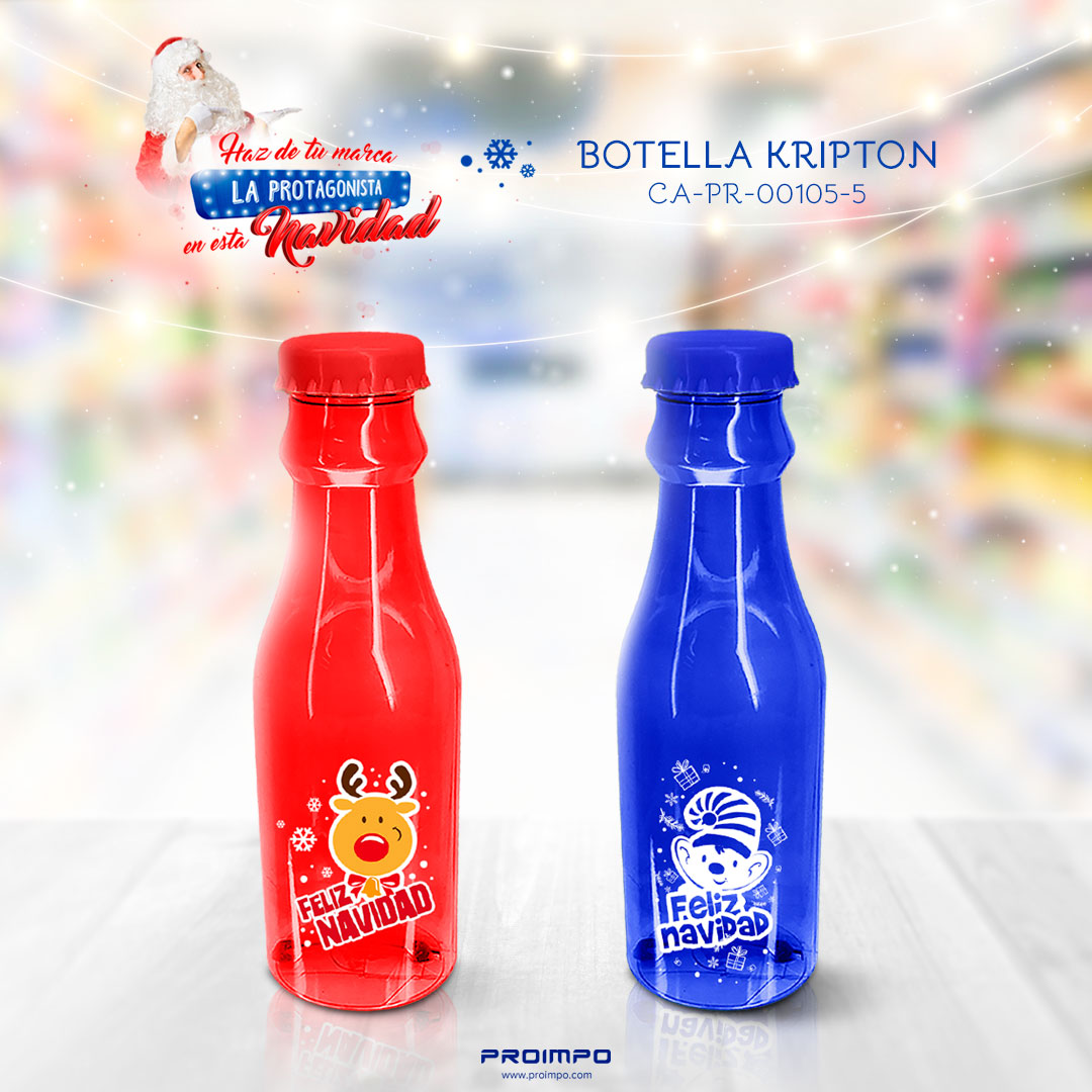 Botella Kripton promocional navidad