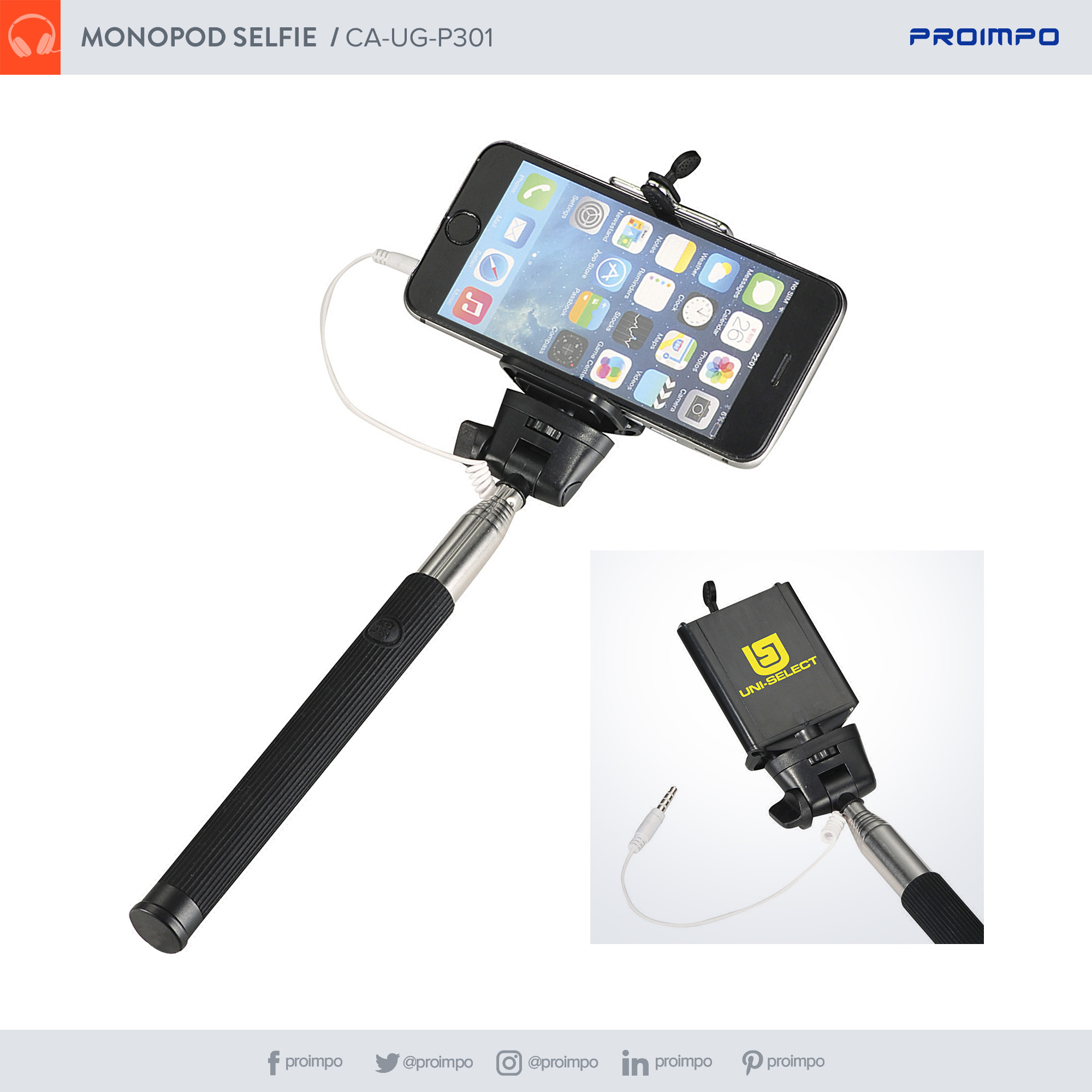 CA UG P301 cat&aacute;logo proimpo tecnolog&iacute;a promocionales