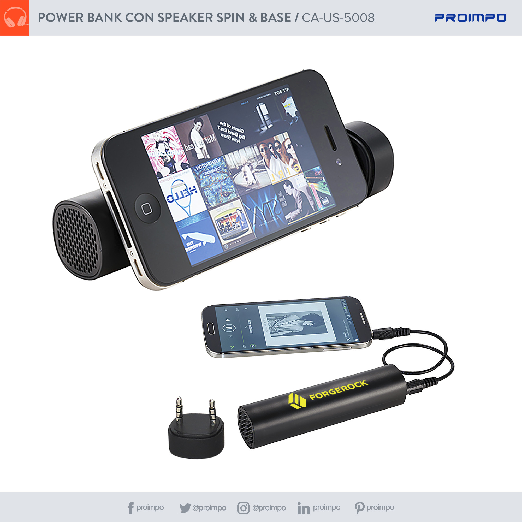 CA US 5008 cat&aacute;logo proimpo tecnolog&iacute;a promocionales