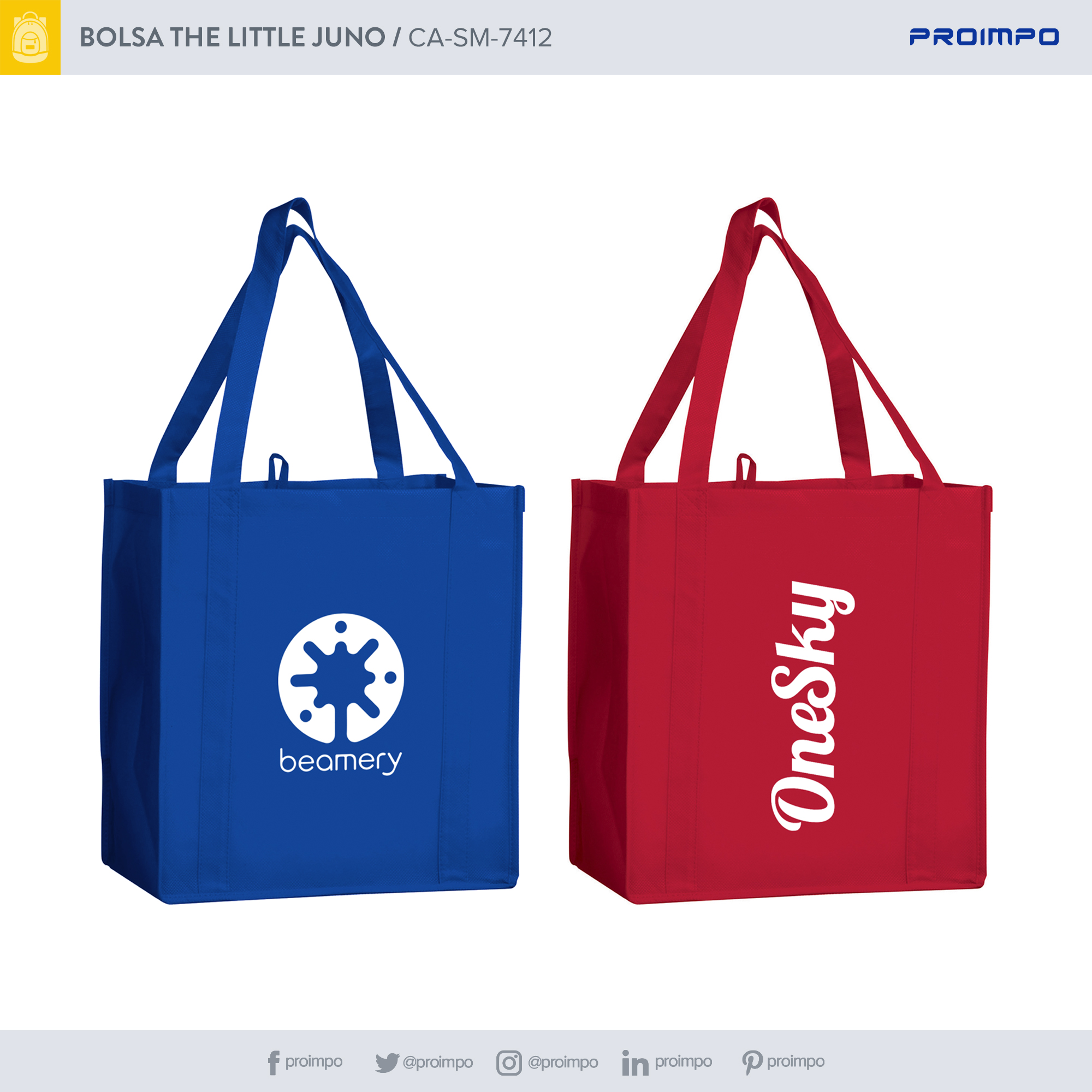 CA SM 7412 cat&aacute;logo promocionales proimpo bolsos