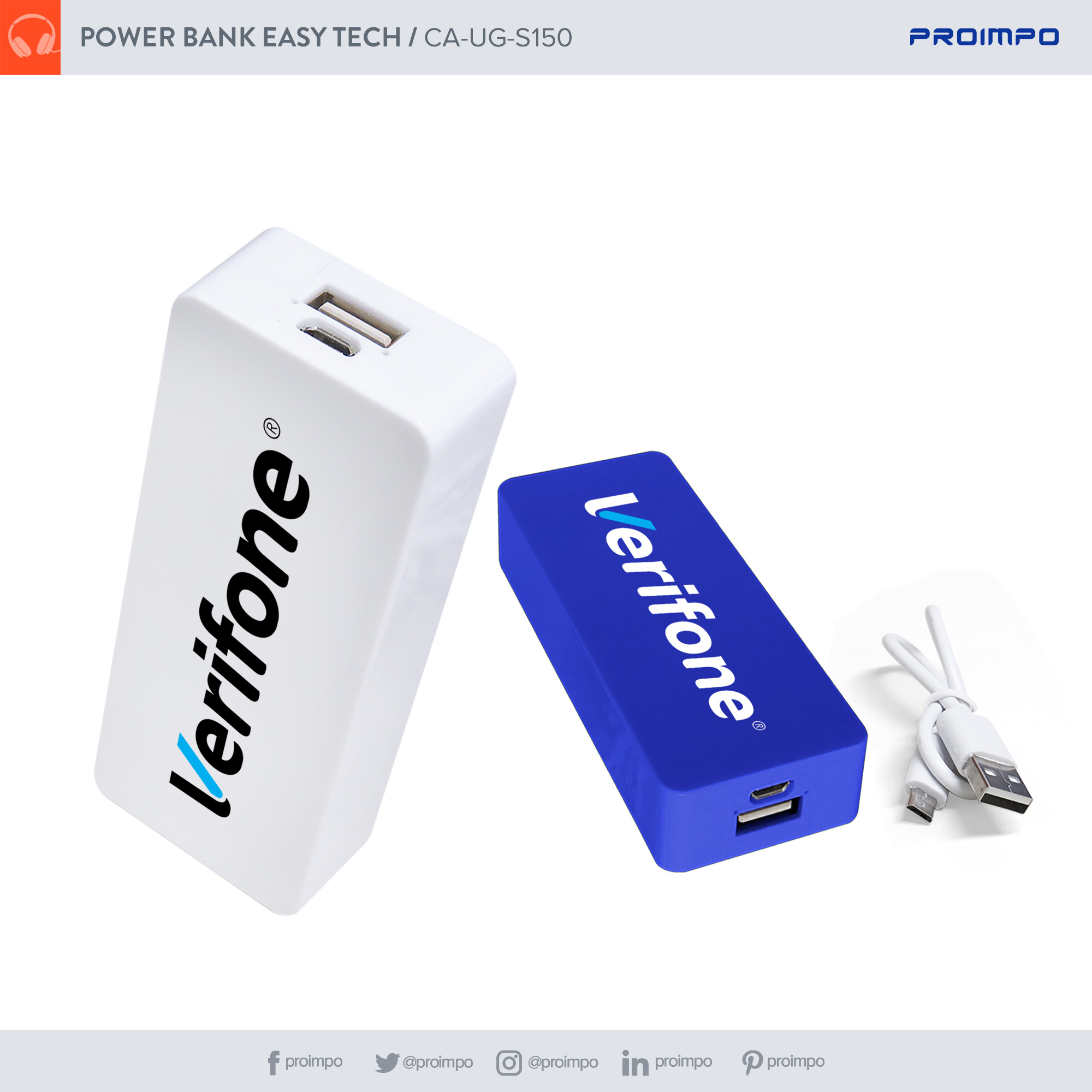 CA UG S150 catálogo proimpo tecnología promocionales