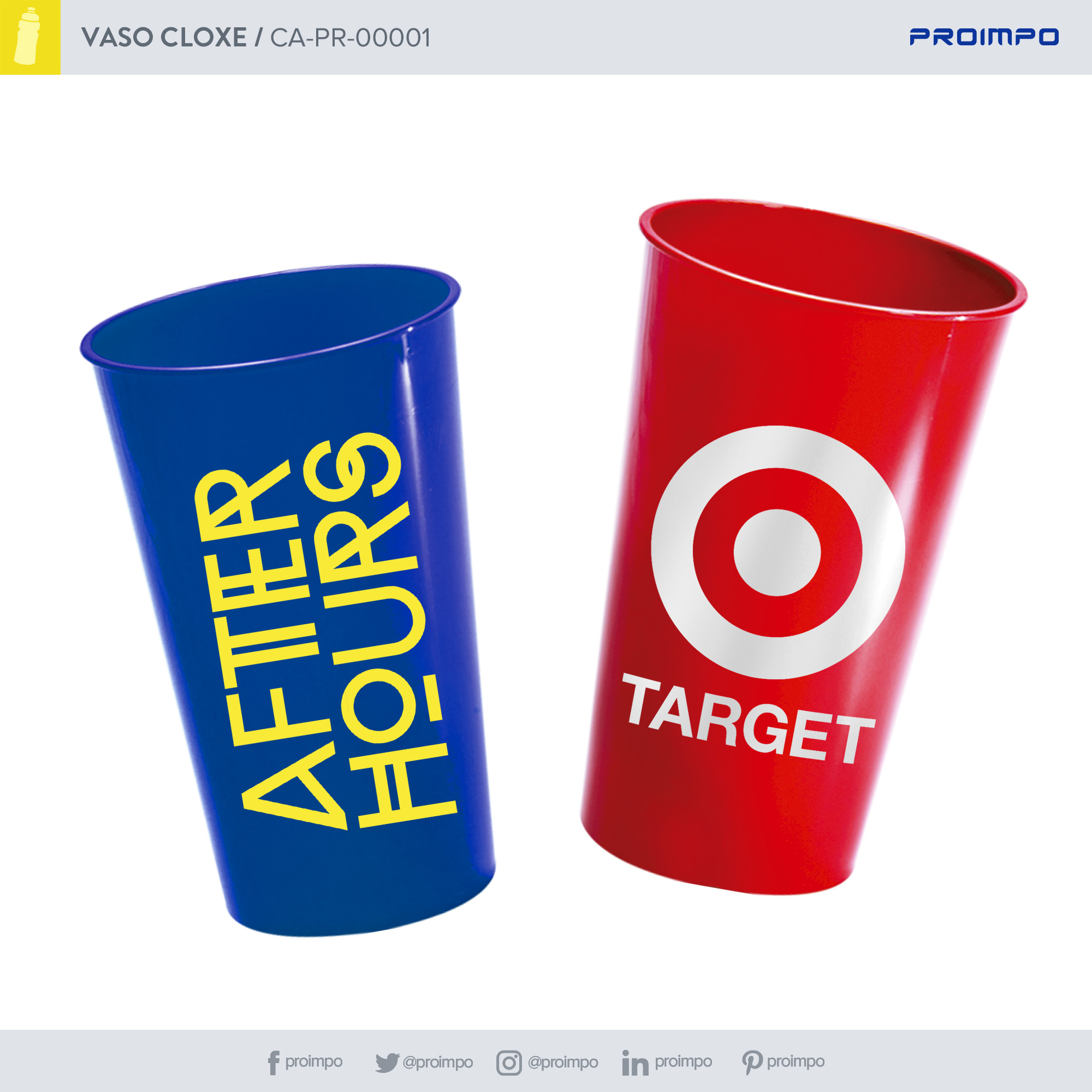 CA PR 00001 Vaso Promocionales Proimpo
