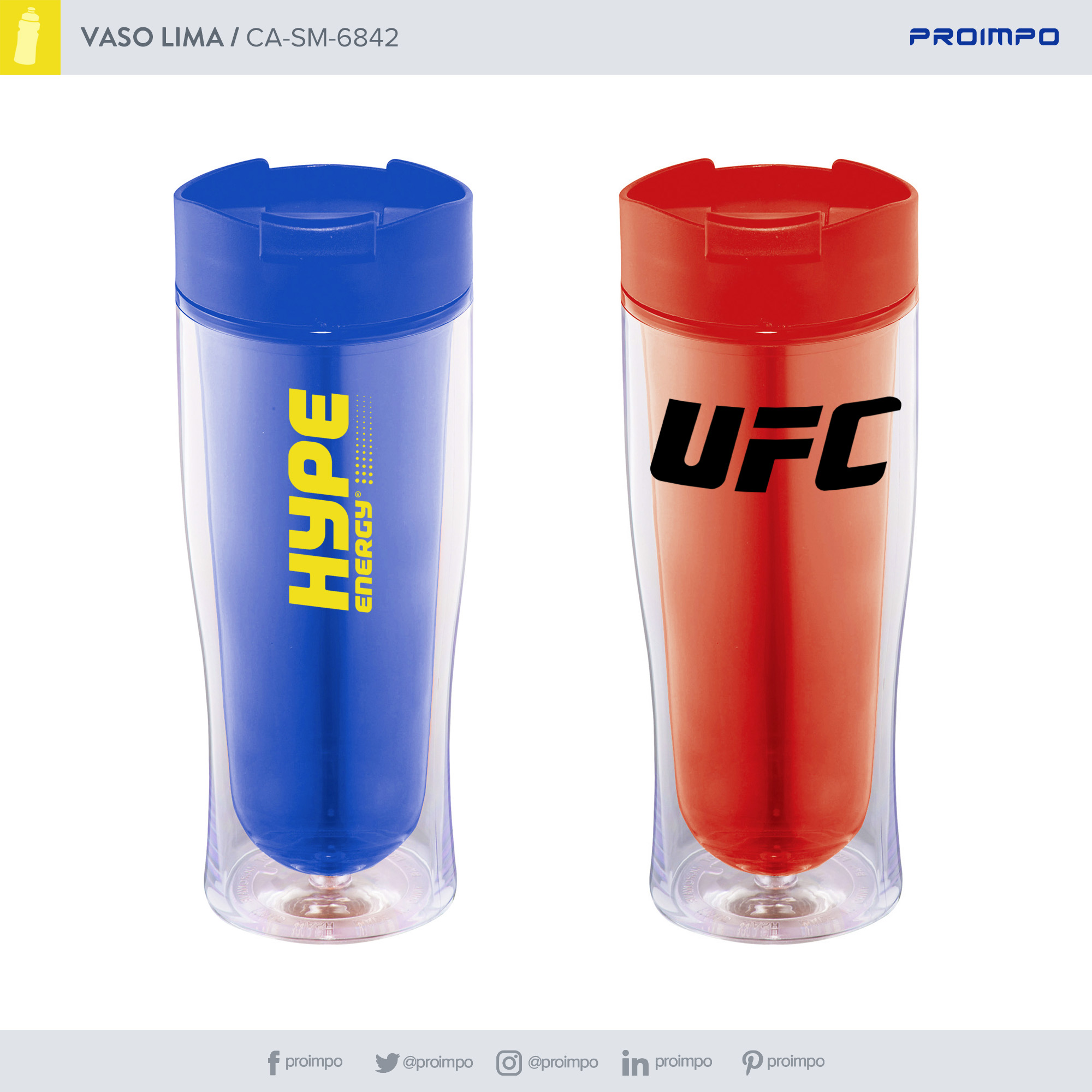 CA SM 6842 Vaso Lima Promocionales Proimpo