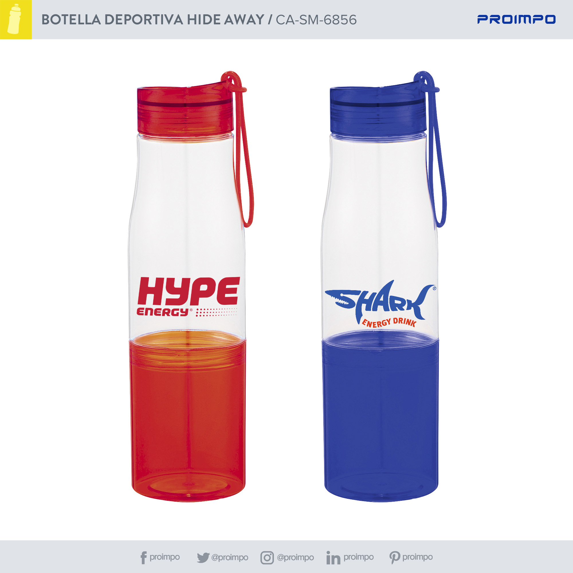 CA SM 6856 Bottella Deportiva Promocionales Proimpo