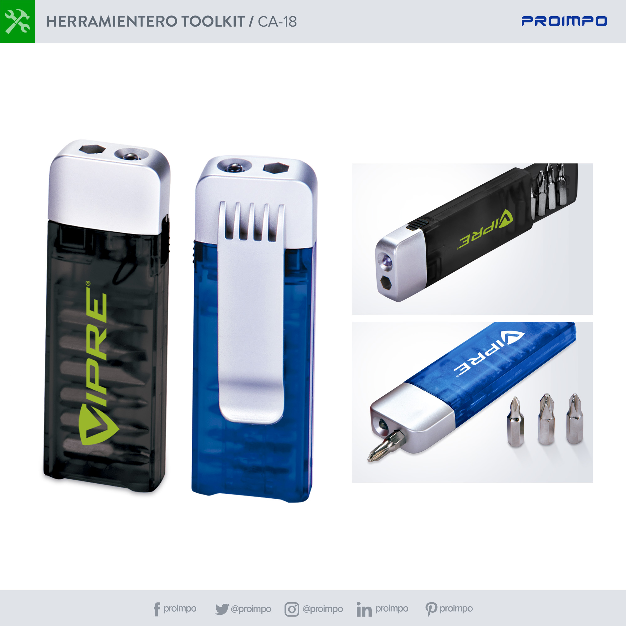 CA 18 Herramientas. Cat&aacute;logo Promocional Proimpo