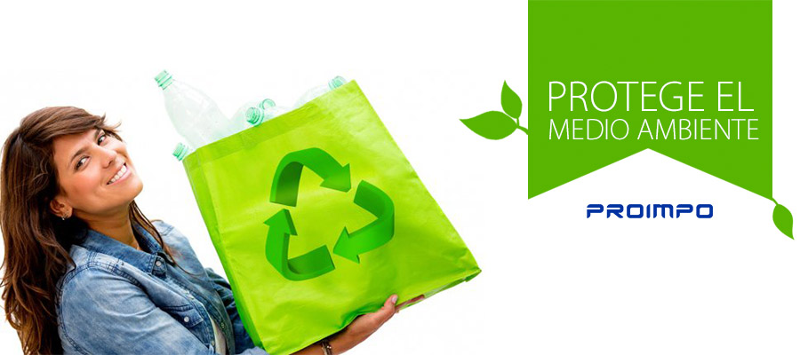 bolsas ecol&oacute;gicas proimpo. Medio ambiente